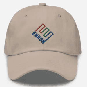 Enron Embroidered Logo Dad Hat