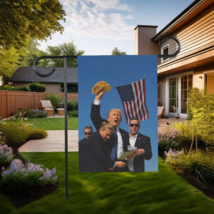 Funny Trump Fight fight fight Taco Flag