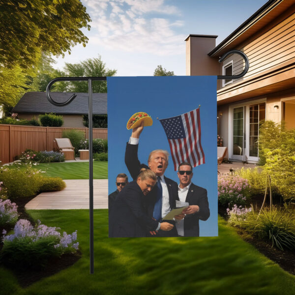 Funny Trump Fight fight fight Taco Flag