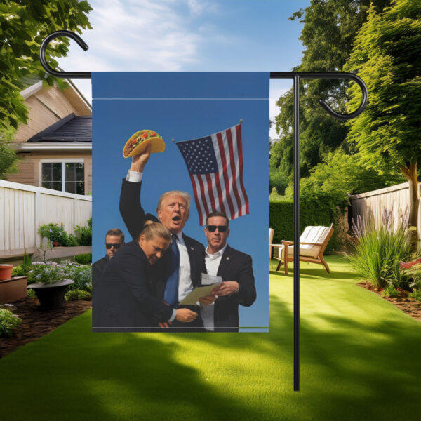 Funny Trump Fight fight fight Taco Flag
