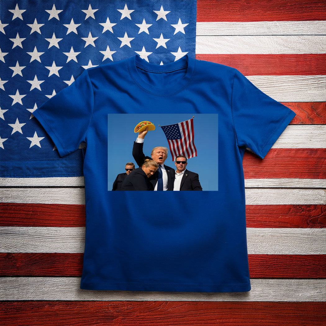 Funny Trump Fight fight fight Taco T-Shirt