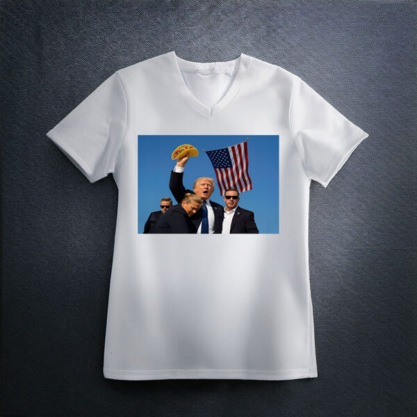 Funny Trump Fight fight fight Taco T-Shirt