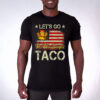 Let's Go Taco Funny Trump Always Chickens Out 2025 T-Shirt