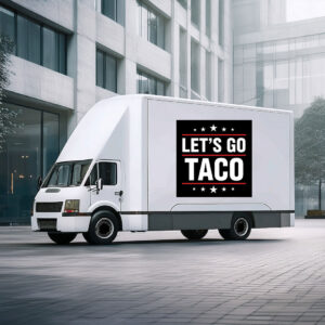 Let's Go Taco Tee Unique Car Gift Car Magnet – Stickers