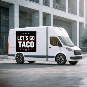 Let's Go Taco Tee Unique Car Gift Car Magnet – Stickers