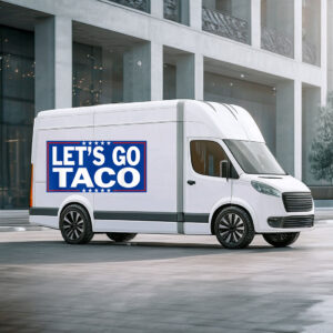 Let's Go Taco Trump 2025 Car Magnet – Stickers