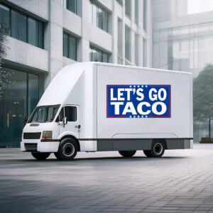 Let's Go Taco Trump 2025 Car Magnet – Stickers