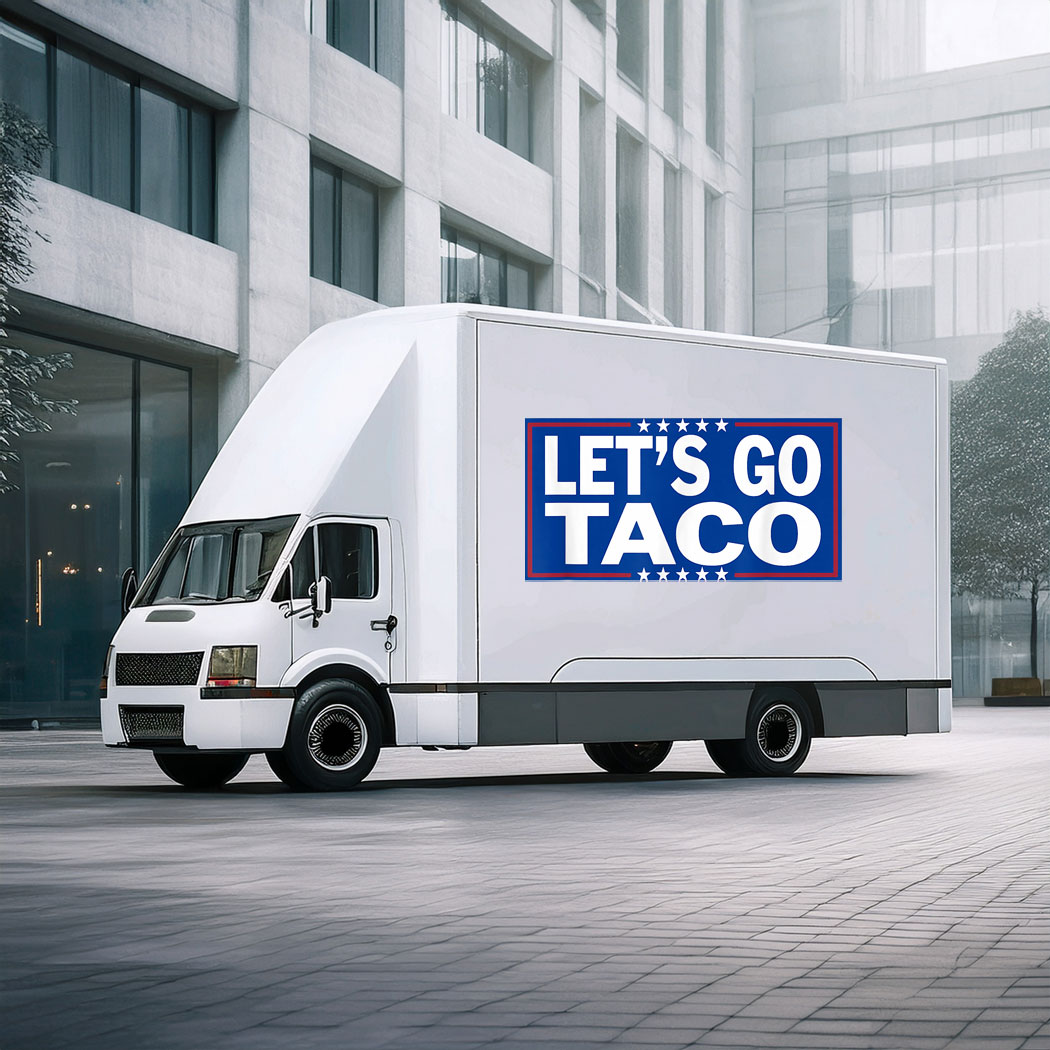 Let's Go Taco Trump 2025 Car Magnet – Stickers