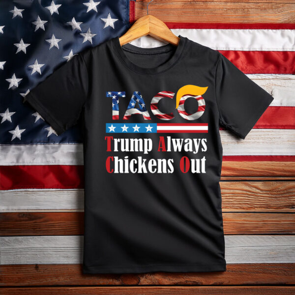 Official Trump Always Chickens Out T-Shirt