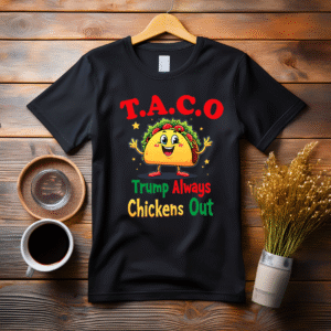 T.A.C.O – Trump Always Chickens Out Meme Shirt