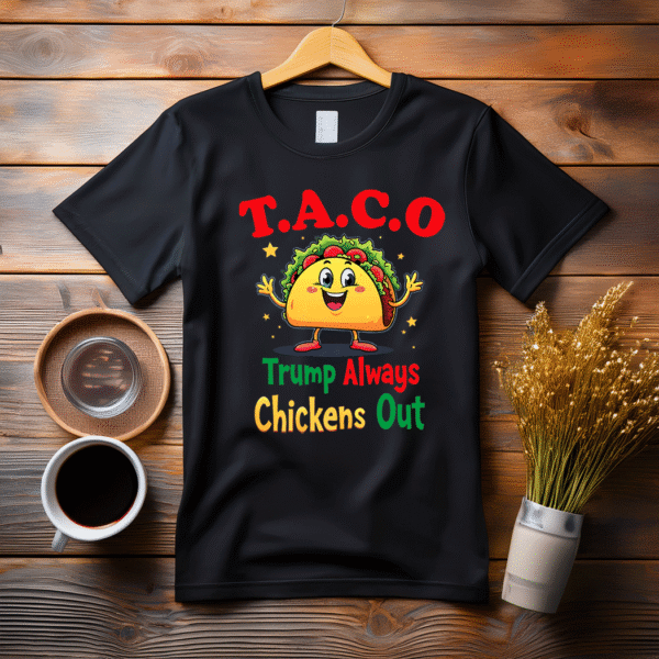 T.A.C.O – Trump Always Chickens Out Meme Shirt