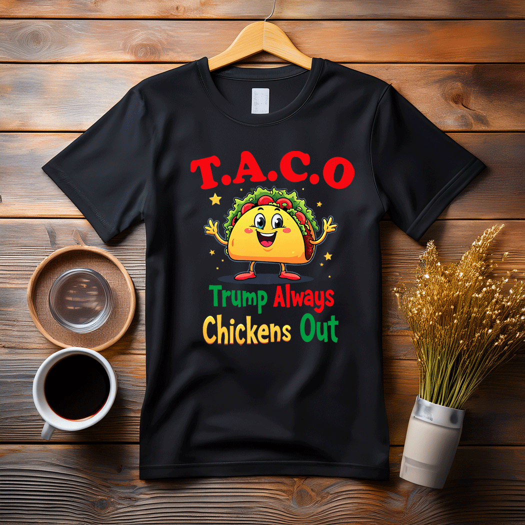 T.A.C.O – Trump Always Chickens Out Meme Shirt