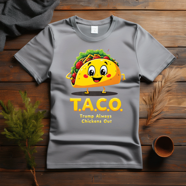 T.A.C.O – Trump Always Chickens Out Meme T-Shirt