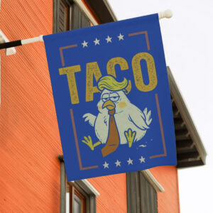 TACO Chicken Trump Garden Flag