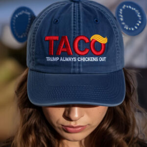 TACO Trump Always Chickens Out Embroidered Hat