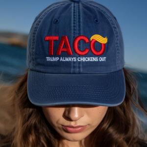 TACO Trump Always Chickens Out Embroidered Hat