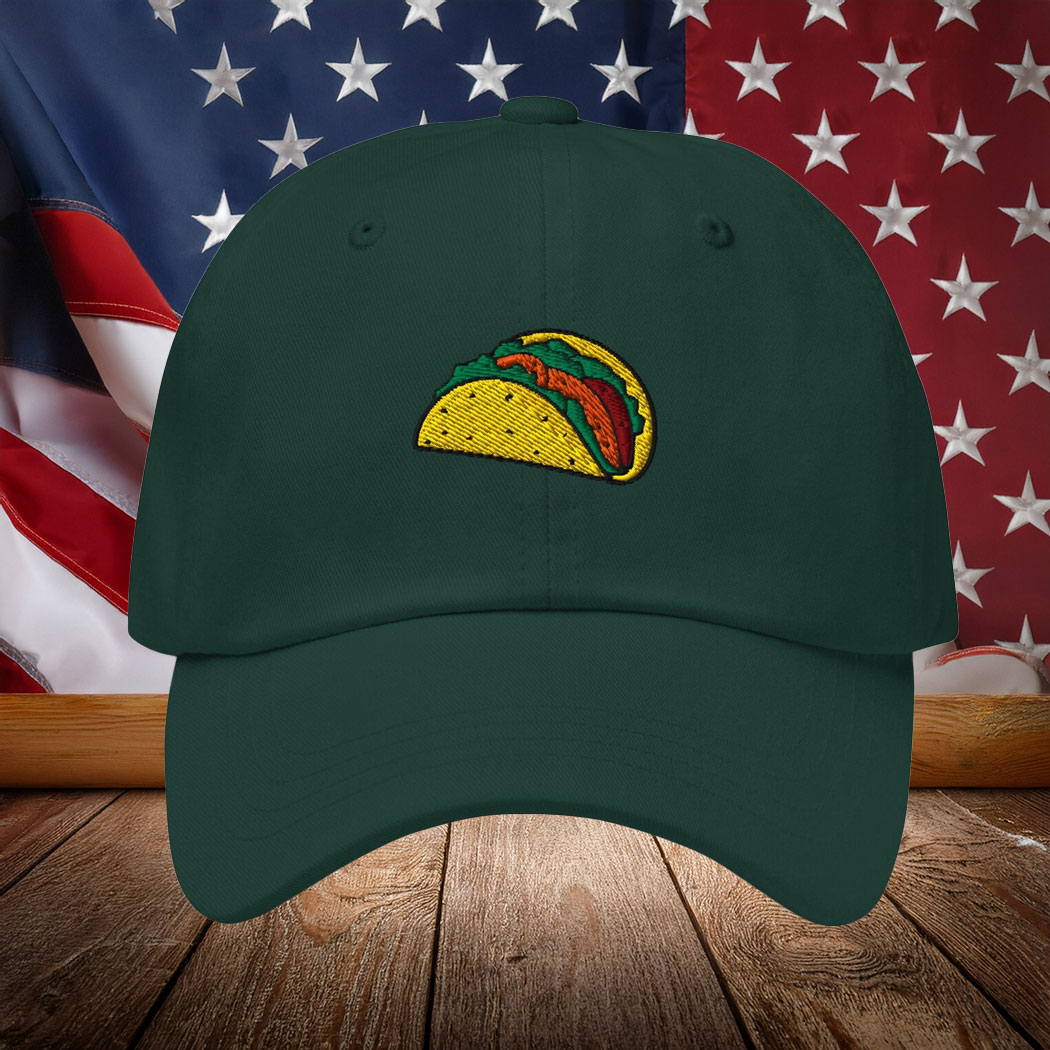 Taco Trump Always Chickens Out Hat Taco Embroidered Hat