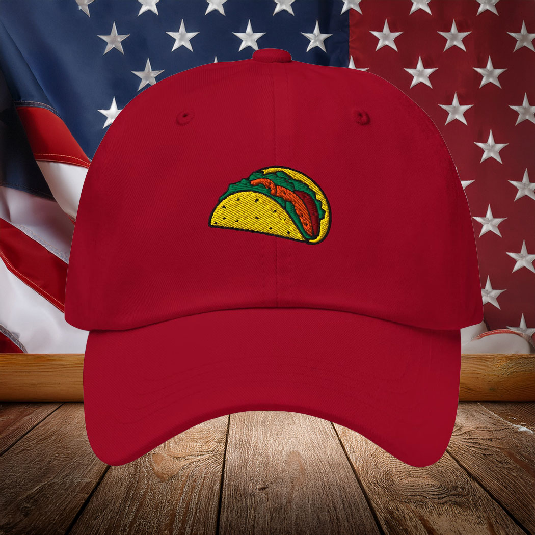 Taco Trump Always Chickens Out Hat Taco Embroidered Hat