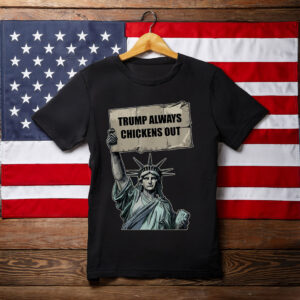Taco Trump Always Chickens Out T.A.C.O Vintage T-Shirt