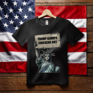 Taco Trump Always Chickens Out T.A.C.O Vintage T-Shirt