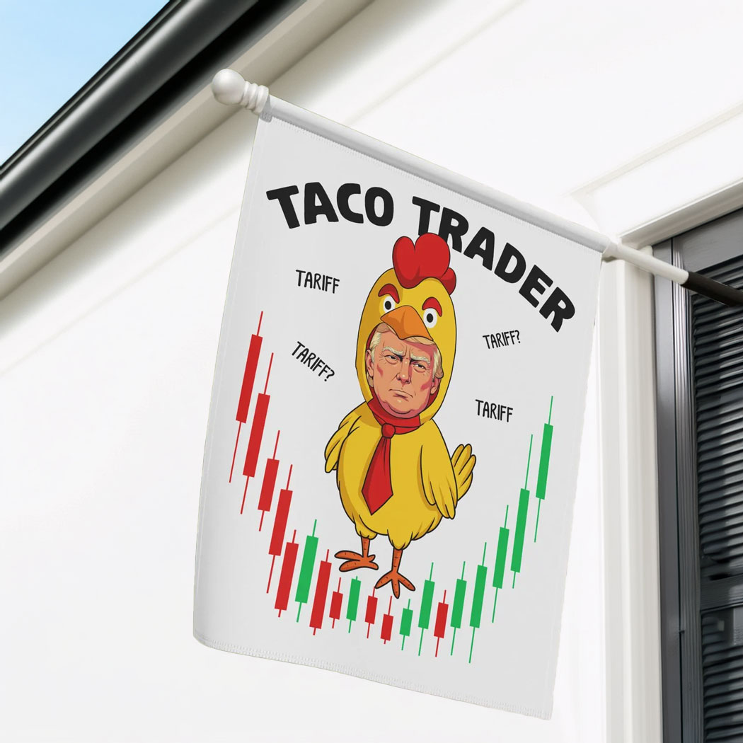 Trump Always Chicken Out Flag, Let's Go Taco Flag