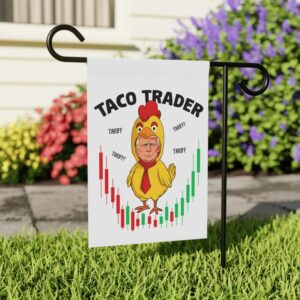 Trump Always Chicken Out Flag, Let's Go Taco Flag