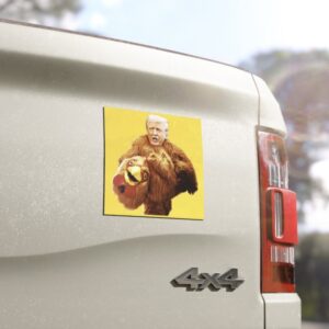 Trump Always Chickens Out Car Magnet – Stickers