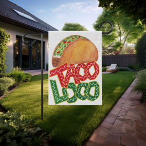 Trump Always Chickens Out - Tariff Protest Garden Flag