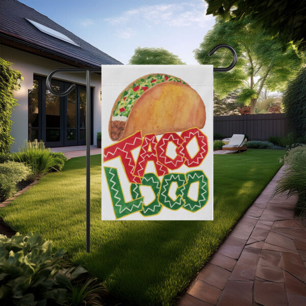Trump Always Chickens Out - Tariff Protest Garden Flag