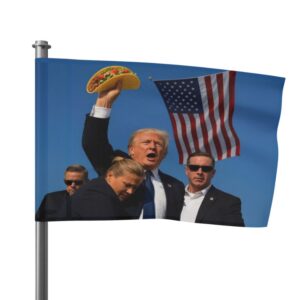 Trump Fight fight fight Taco Flag