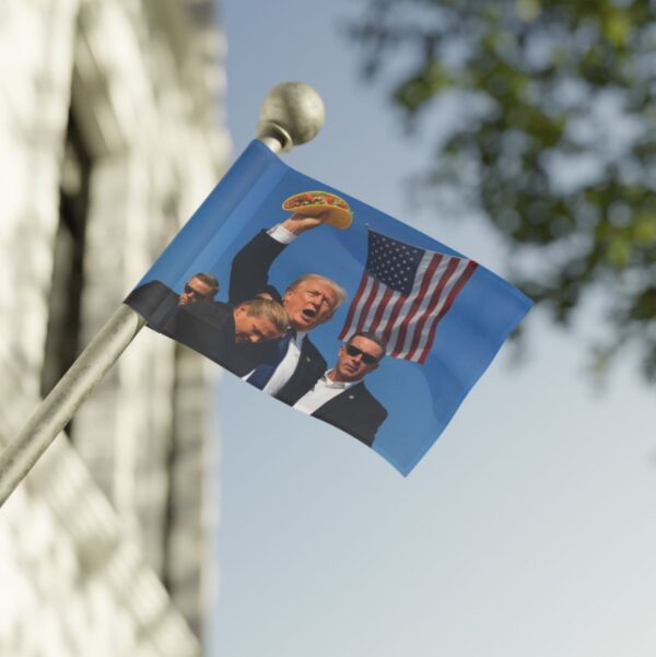 Funny Trump Fight fight fight Taco Flag