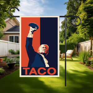 Trump Taco - Trump Always Chickens Out Flag