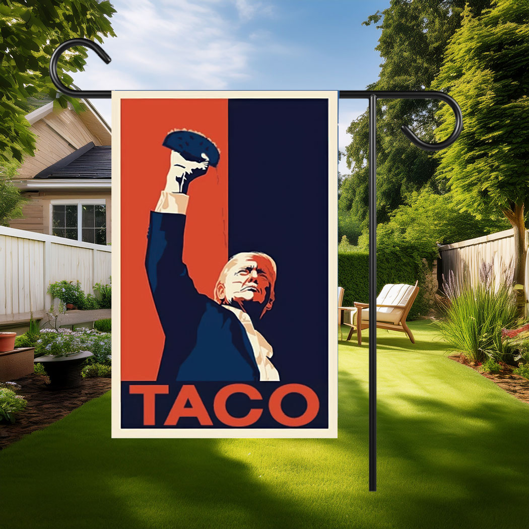Trump Taco - Trump Always Chickens Out Flag