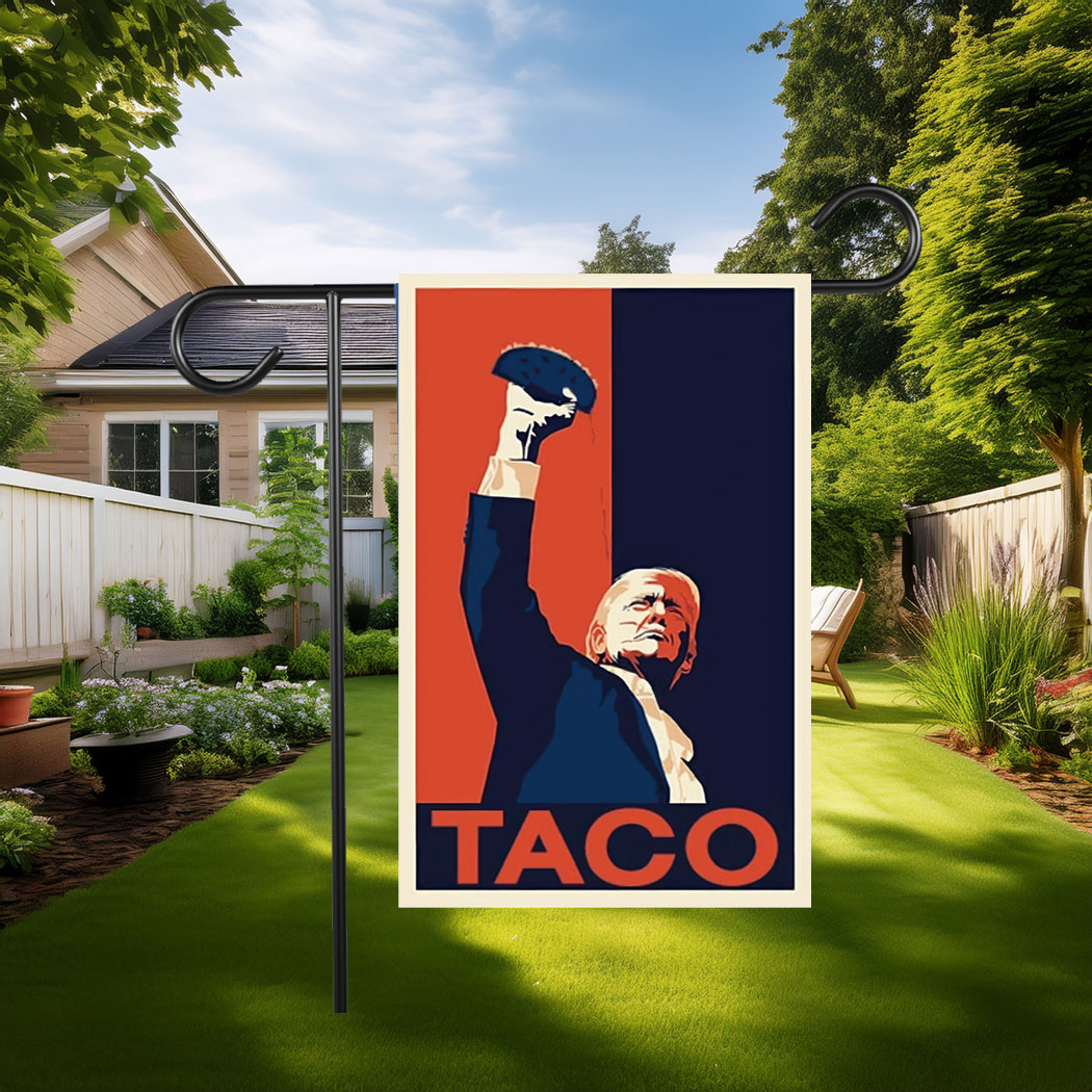 Trump Taco - Trump Always Chickens Out Flag
