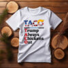Trumps Always Chicken Out Taco America Vintage Shirt