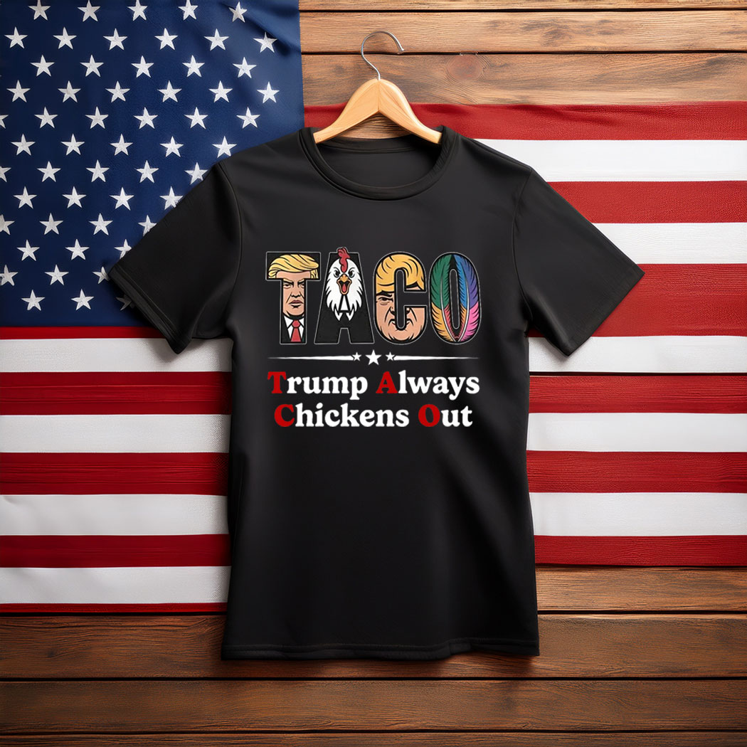 Trumps Always Chicken Out Taco America Vintage T-Shirt