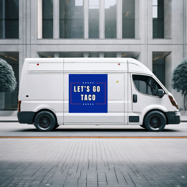 Fun LET'S GO TACO Vinyl Stickers