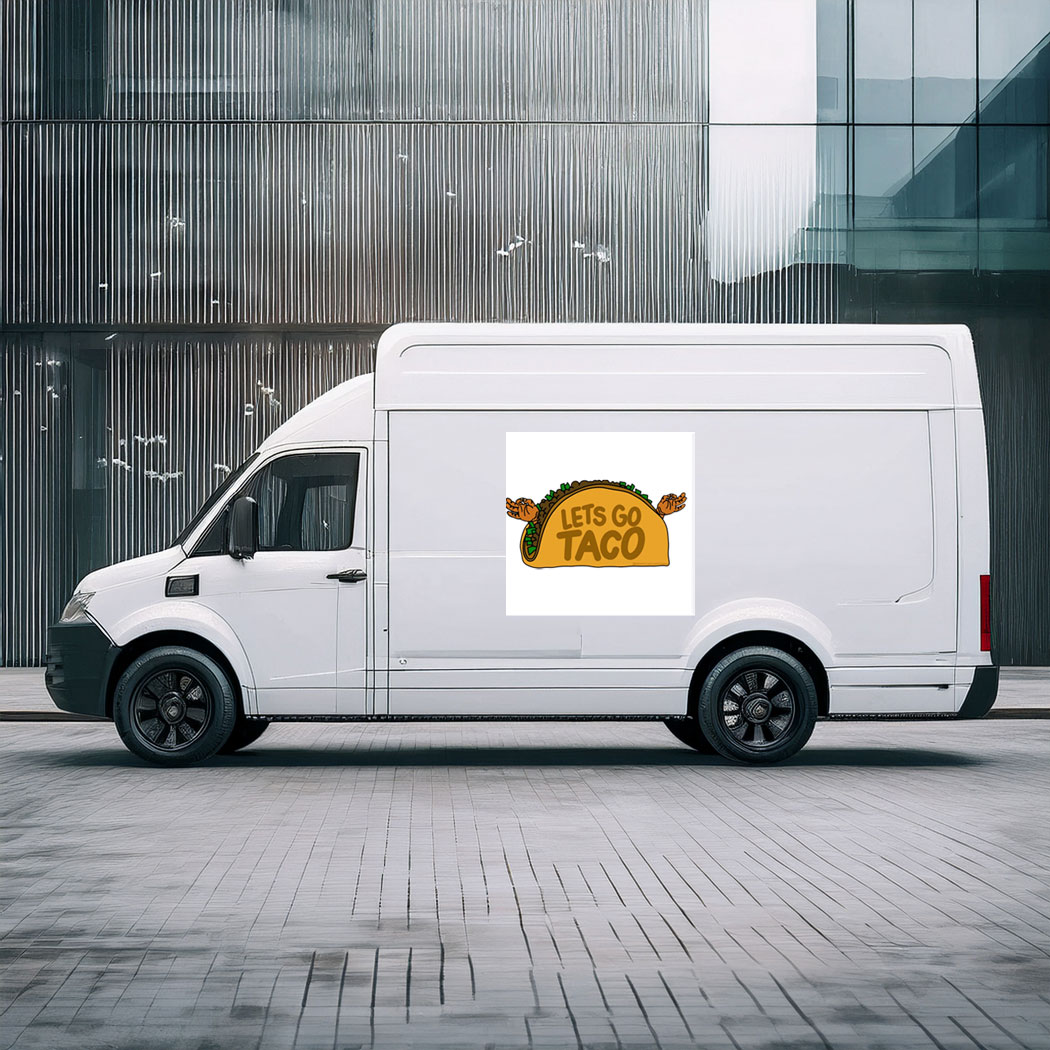 Let's Go Taco Sticker TACO Trump Funny Vinyl Decal