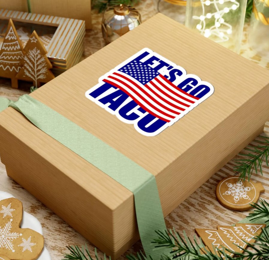Let's Go Taco Sticker, Taco Trump