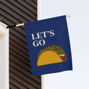 Let's Go Taco Trump Always Chickens Out 2025 Flag