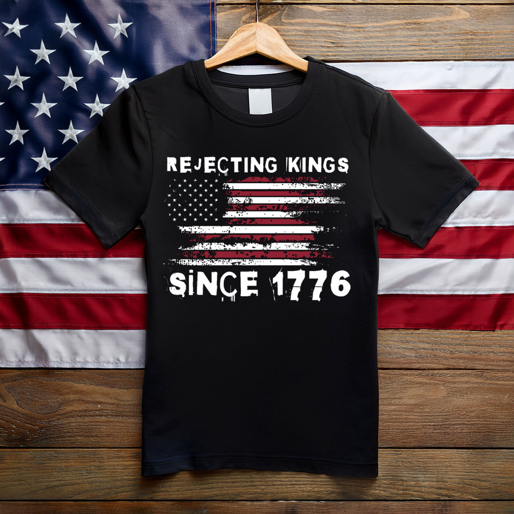 No King In America Retro Democracy Shirt