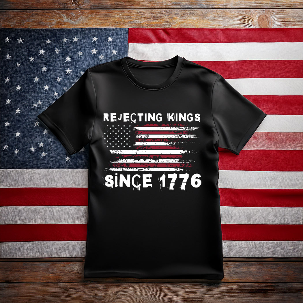 No King In America Retro Democracy Shirt