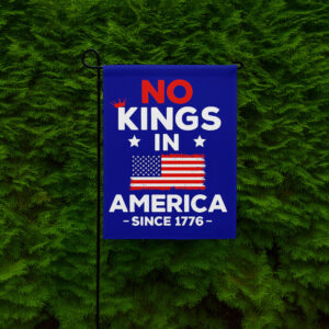 No Kings In America Protest Flag, Anti-Trump Resistance