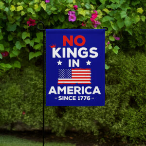 No Kings In America Protest Flag, Anti-Trump Resistance