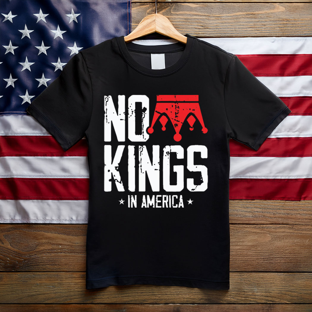 No Kings In America, Vintage Patriotic Freedom Liberty T-Shirt