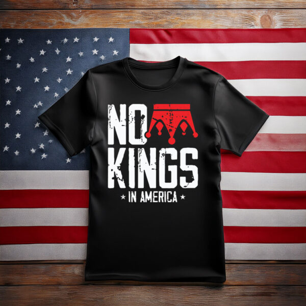 No Kings In America, Vintage Patriotic Freedom Liberty T-Shirt