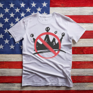 No Kings Shirt - Anti Authoritarian Protest Graphic Tee