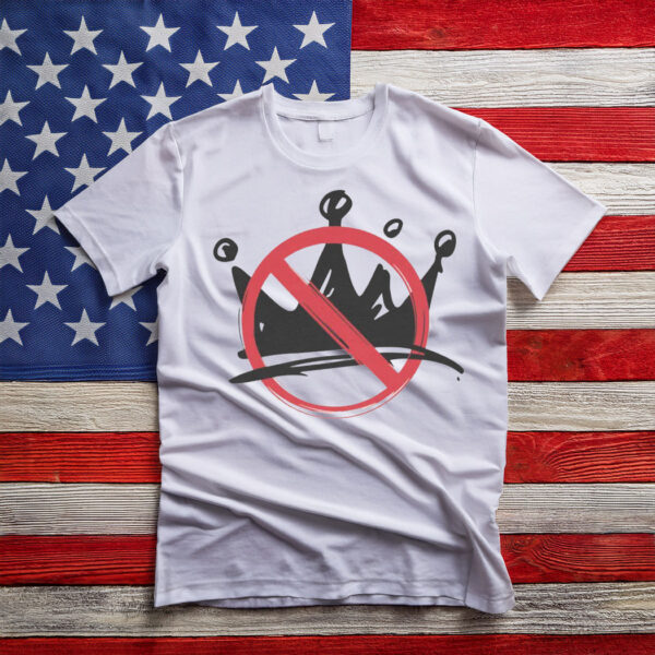 No Kings Shirt - Anti Authoritarian Protest Graphic Tee