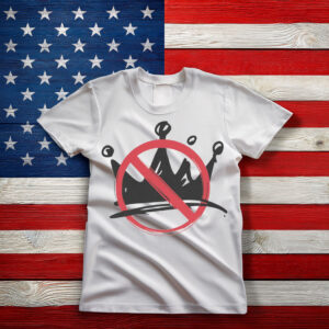 No Kings Shirt - Anti Authoritarian Protest Graphic Tee