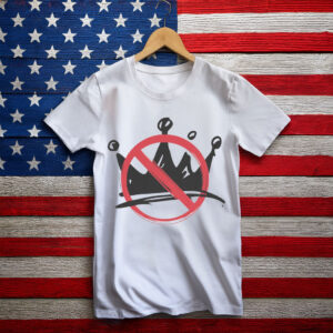No Kings Shirt - Anti Authoritarian Protest Graphic Tee